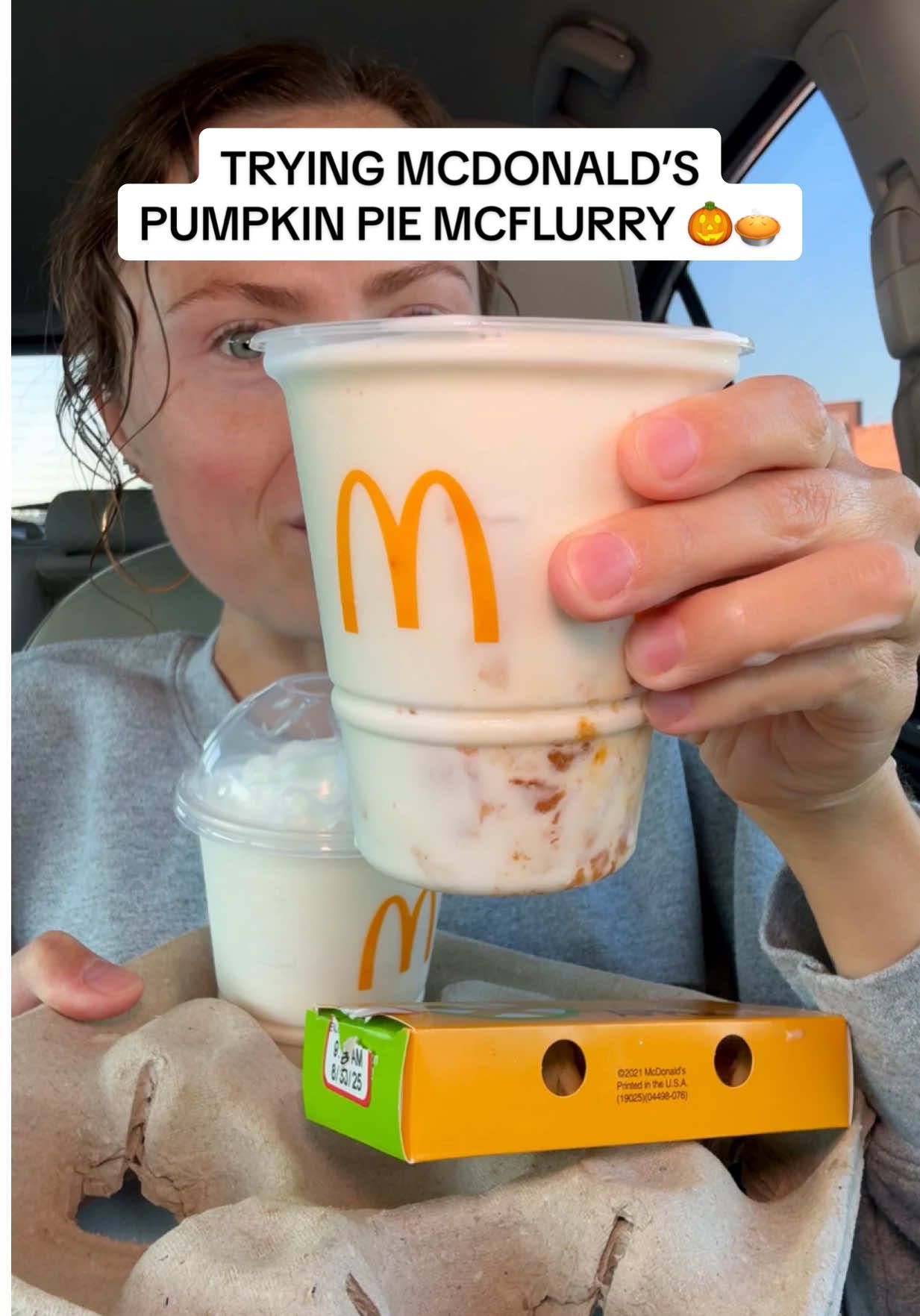 Replying to @Johnwicksdog00 Have you ever tried this McDonald’s hack? 🎃🥧 @McDonald’s #mcdonalds #mcflurry #pumpkinpie #pumpkinspice #icecream #milkshake #softserve #pie #applepie #dessert #foodhack #fastfood #fallfood #newfood #fastfoodhacks #snacks #tastetest #snackreview #morganchomps 