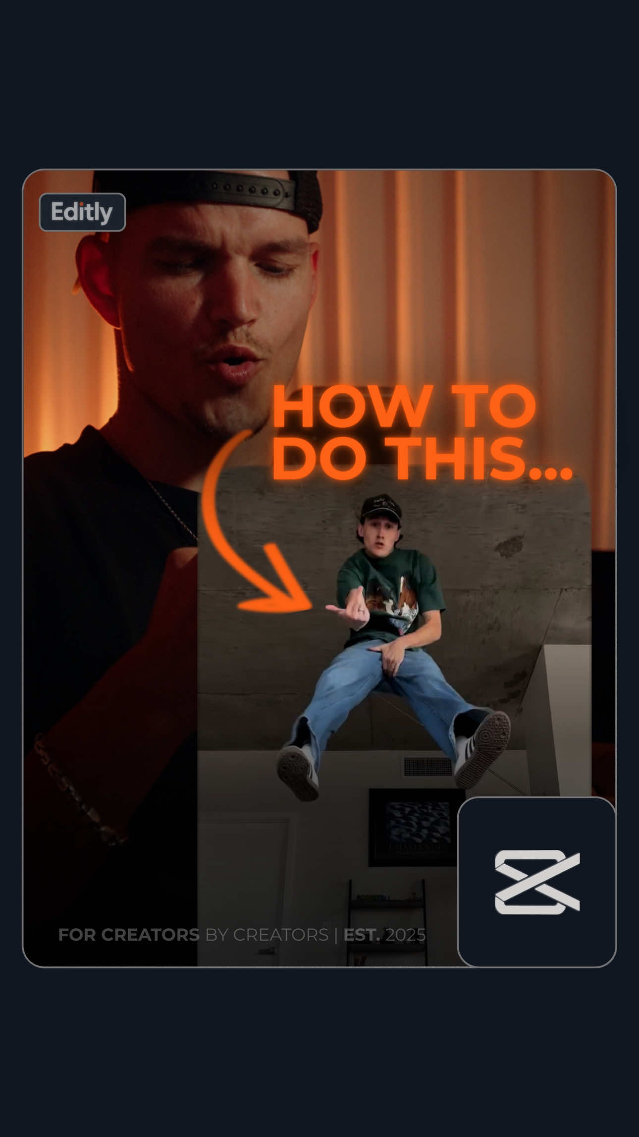 Learn how to create this viral jump effect in CapCut 🎬 You only need your phone. Perfect for your next trending TikTok 📈 #capcut_edit #JumpEffect #fyp # #viral #trends 