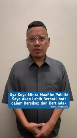 Setelah insiden rumah Ahmad Sahroni digeruduk dan dijarah massa, sejumlah anggota DPR menyampaikan permintaan maaf terbuka kepada masyarakat khususnya mereka yang mendapatkan sorotan publik selama beberapa hari ini. Anggota DPR sekaligus komedian Eko Patrio menyampaikan penyesalan atas kegaduhan yang terjadi belakangan ini. Hal serupa juga dilakukan oleh Uya Kuya. Melalui unggahan di media sosial, Uya Kuya menuliskan permohonan maafnya: 