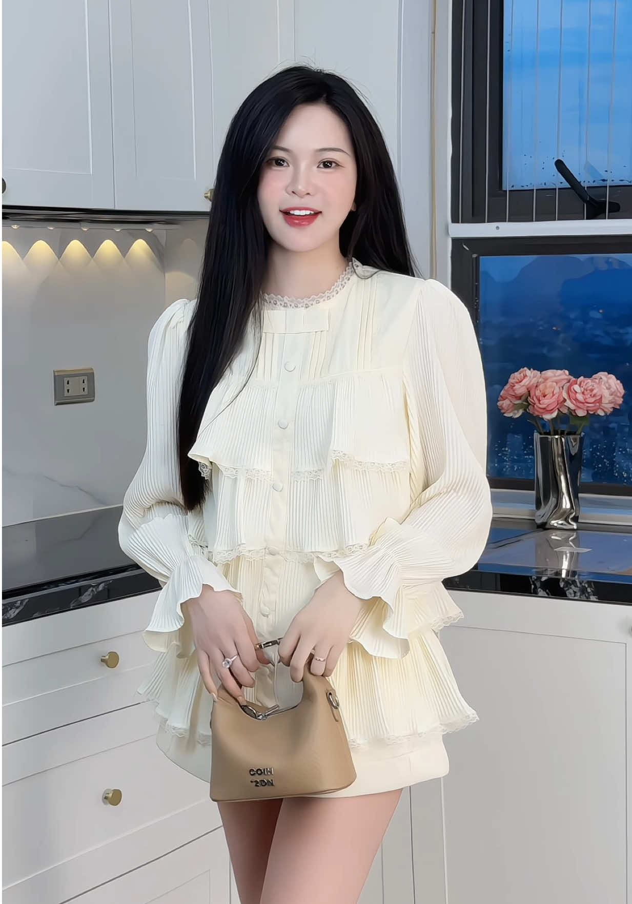 Áo babydoll thiết kế bốn tầng #champhanreview 