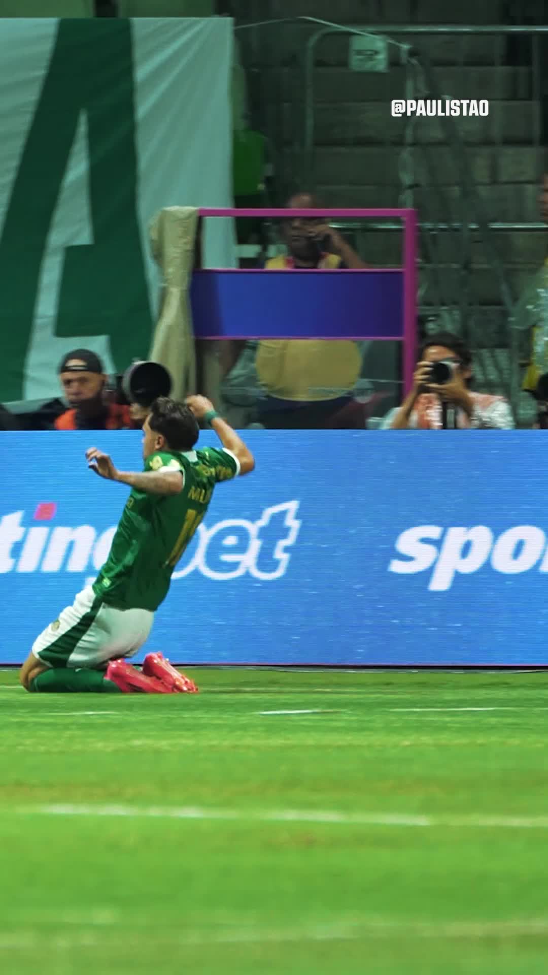 O primeiro gol do ano em Derbys foi do Maurício. E domingo, será que sai mais um gol do camisa 18 do Verdão? 👀😮‍💨 #PaulistasEmCampo #Palmeiras #Derby