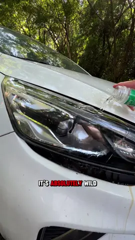 Car lights yellow and old, don't need to change,directly with it #detailing #detail #diamondclear #carlightcleaner #carlights 