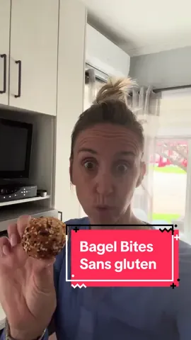 -1 Tasse yogourt grec nature  -1 tasse farine d’amande  -1 tasse farine sans gluten  #sansgluten #bagelbites #alimentationequilibree 