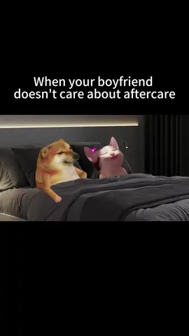 When your boyfriend doesn’t care about aftercare#foryou #aftercare #boyfriend #humor #girlfriend 