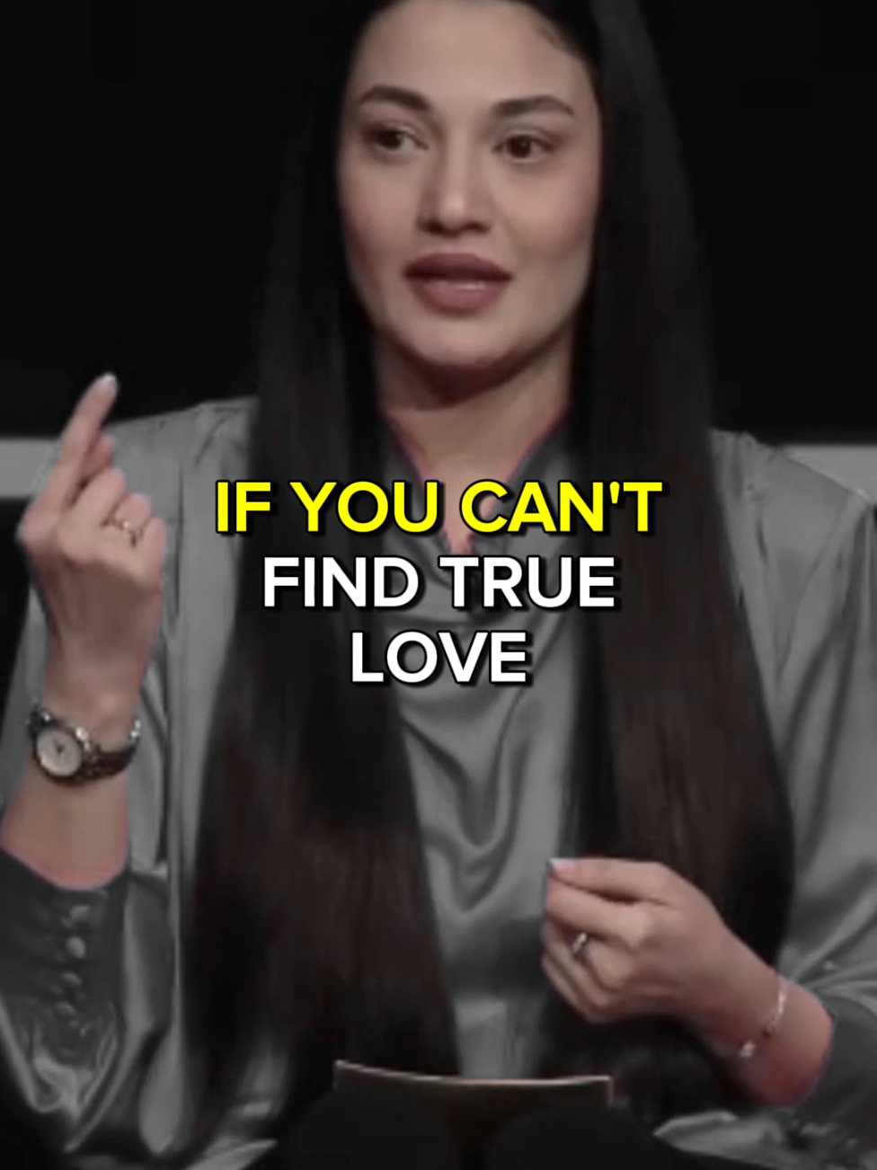 If You Can't Find True love 💕  . . . Credit: By Muniba Mazari . . . #munibamazarispeech #selfworth #motivation #respectyourself #selflove