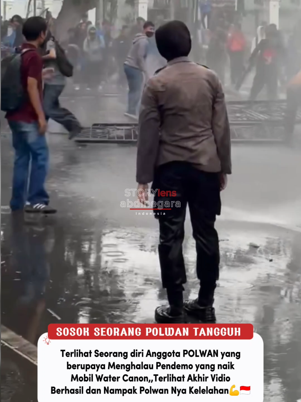sosok polwan Tangguh tak kenal lelah dalam melaksanakan tugas nya #fyp #reels #viral #polwan #polri