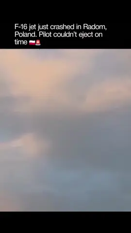 katastrofie polskiego mysliwca F16, do której doszto dzis w Radomiu, zginat Major pilot Maciei Krakowian 
