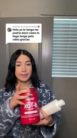 Respuesta a @Rosy❤️ #mujeres #botox #cabellosaludable #tratamientosparaelcabello #f 