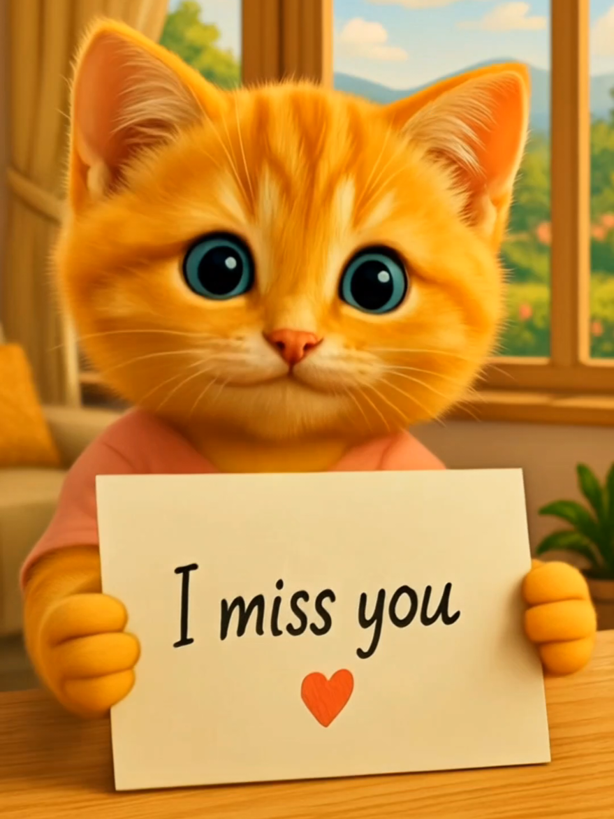 @ the person you miss the most#cathealing #missyou #WarmHealing #cute #catcompanionship 