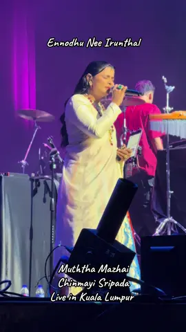 Ennodhu Nee Irunthal live by Chinmayi ❤️🔥💐 #chinmayi #chinmayiliveinmalaysia #tamilsong #arrahmanmusic #ennoduneeirundhal 
