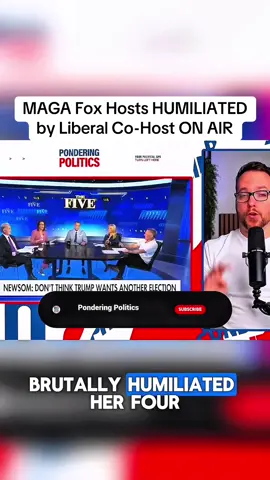 MAGA Fox Hosts HUMILIATED by Liberal Co-Host ON AIR #maga #liberal #fyp #ponderingpolitics 