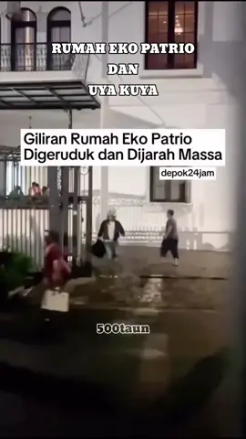 RUMAH ANGGOTA DPR EKO PATRIO DAN UYA KUYA DIDATANGI MASSA #ekopatrio #uyakuya #jebol #massa #diangkut 
