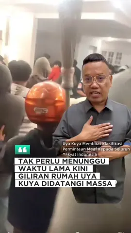 Seakan terus memburu oknum anggota DPR yang mereka anggap menyinggung perasaan hati rakyat setelah Ahmad Sahroni, Eko Patrio kini giliran rumah Uya Kuya didatangi massa. Seakan tak peduli ucapan maaf yang disampaikan di menit-menit akhir malam ini akan jadi mimpi buruk bagi para tokoh politik