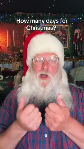 How many days for Christmas? 