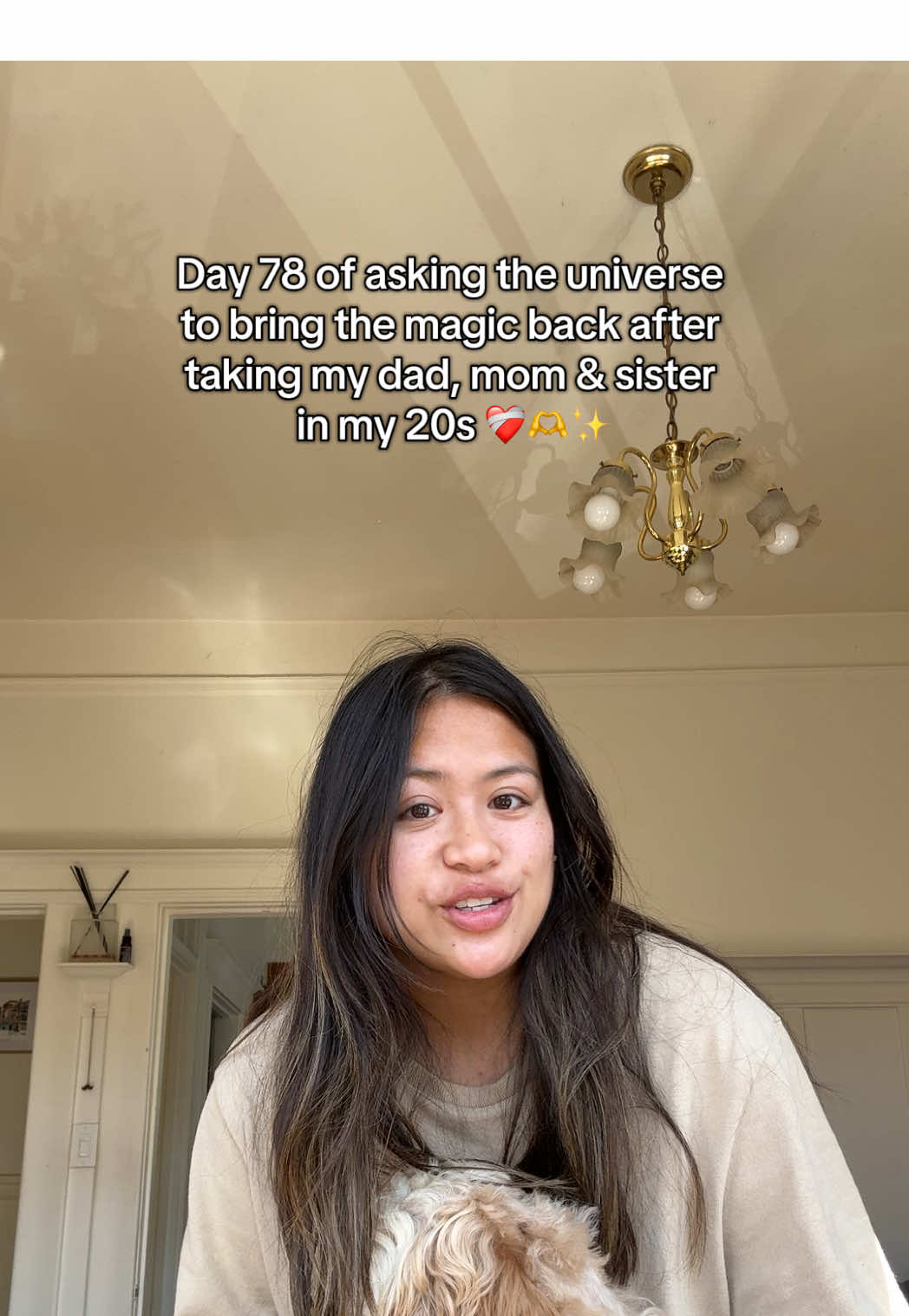 Day 78 of asking the universe to bring the magic back after taking my parents and my sister. #manifest #magic #asktheuniverse #grief #griefjourney 