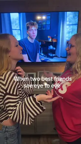#besties #eyetoeye #friendsforever 