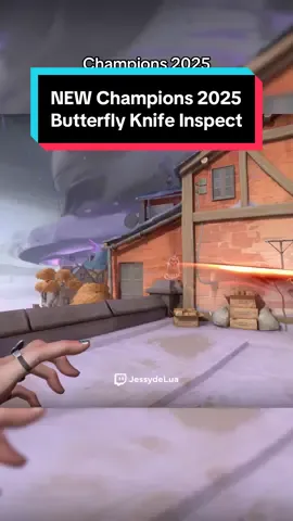 NEW Champions 2025 Butterfly Inpect #Valorant #valorantskins #valorantchampions #valorantgaming #valorantnews