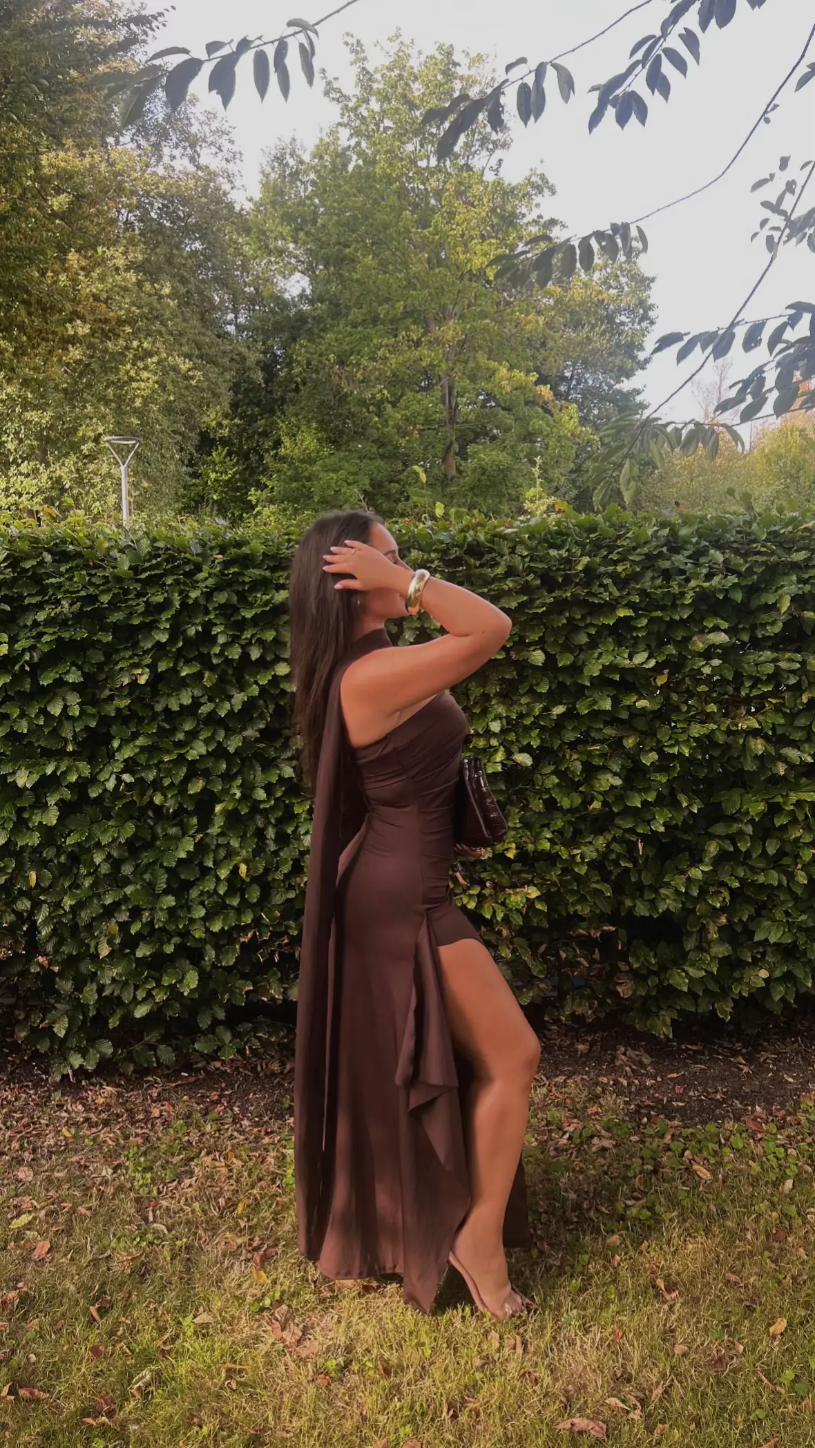 #foryou #outfit #dresses #brown #hennanight #outfitoftheday 
