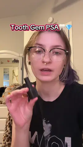 tooth gem PSA 🚨 she said it best - if it’s not made for teeth DON’T use it on teeth!