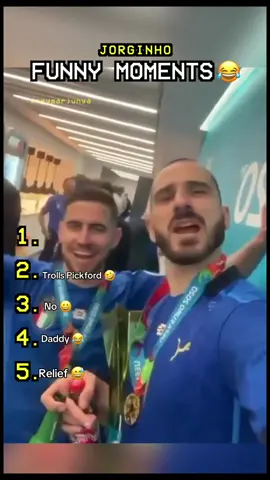 Jorginho funny moment 😂🤣 #footballtiktok #arsenalfc #top5 #ranking #footballfunny 