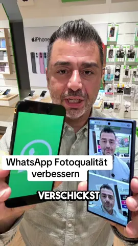 WhatsApp Fotoqualität verbessern #whatsapptips #iphonetips #samsungtips #techtips #androidtips 