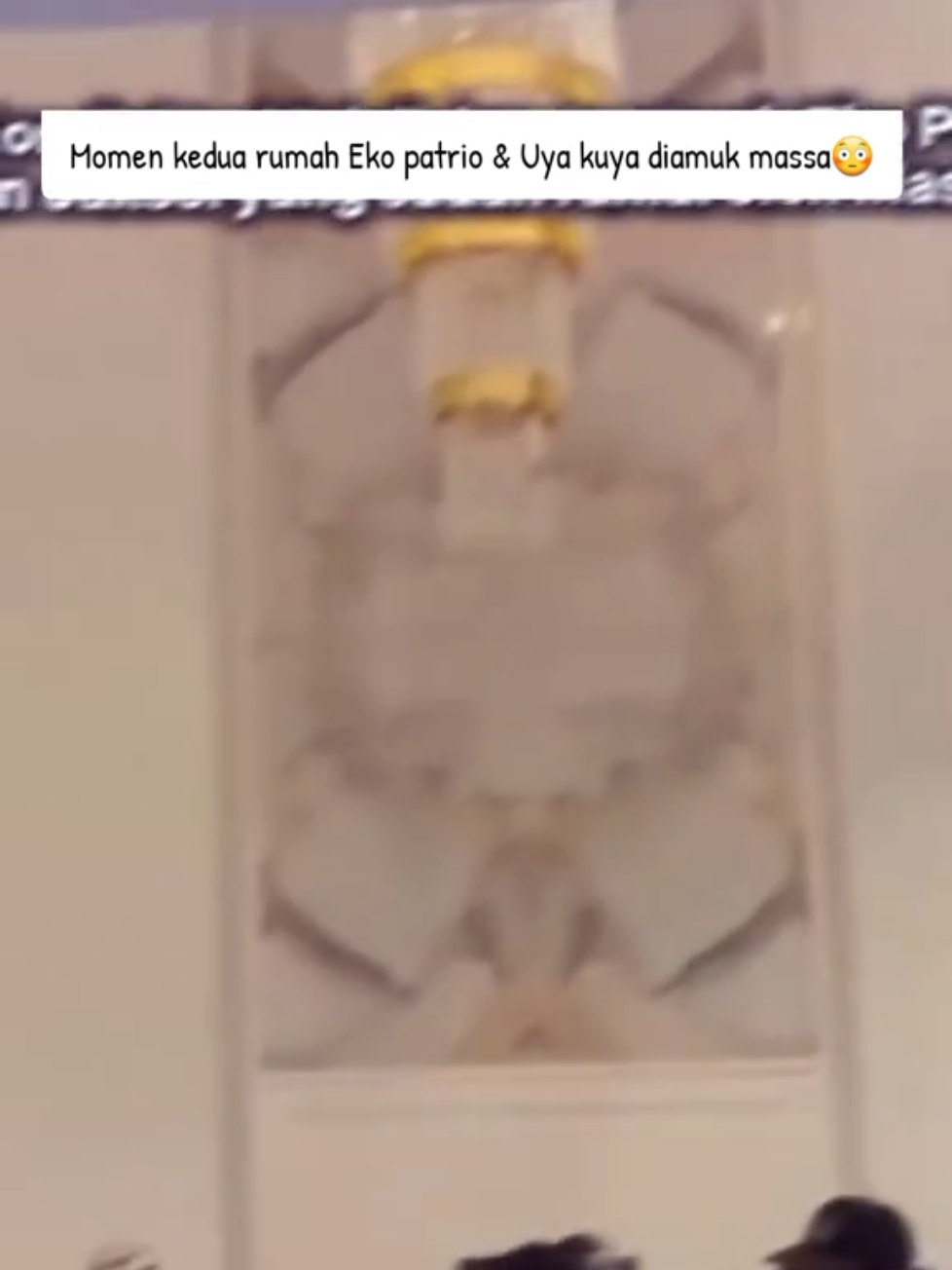 kedua rumah eko & uya kuya telah diamuk ratusan massa😳 #fyp #foryoupage #uyakuya #trending #viralvideo 