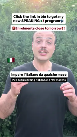 1 DAY LEFT ‼️75% OFF‼️ The BEST Italian speaking system ever made. 👉Click the link in bio to Join 