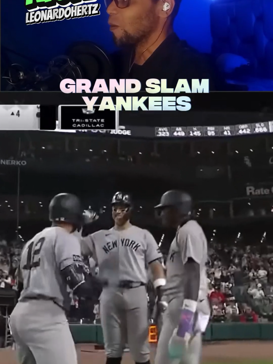 Grand Slam para los #yankees #MLB #baseball #ny #fyp 