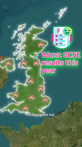 What School got the worst GCSE results this year? 💭👀 #uk #exams #school #schoollife #gcse 