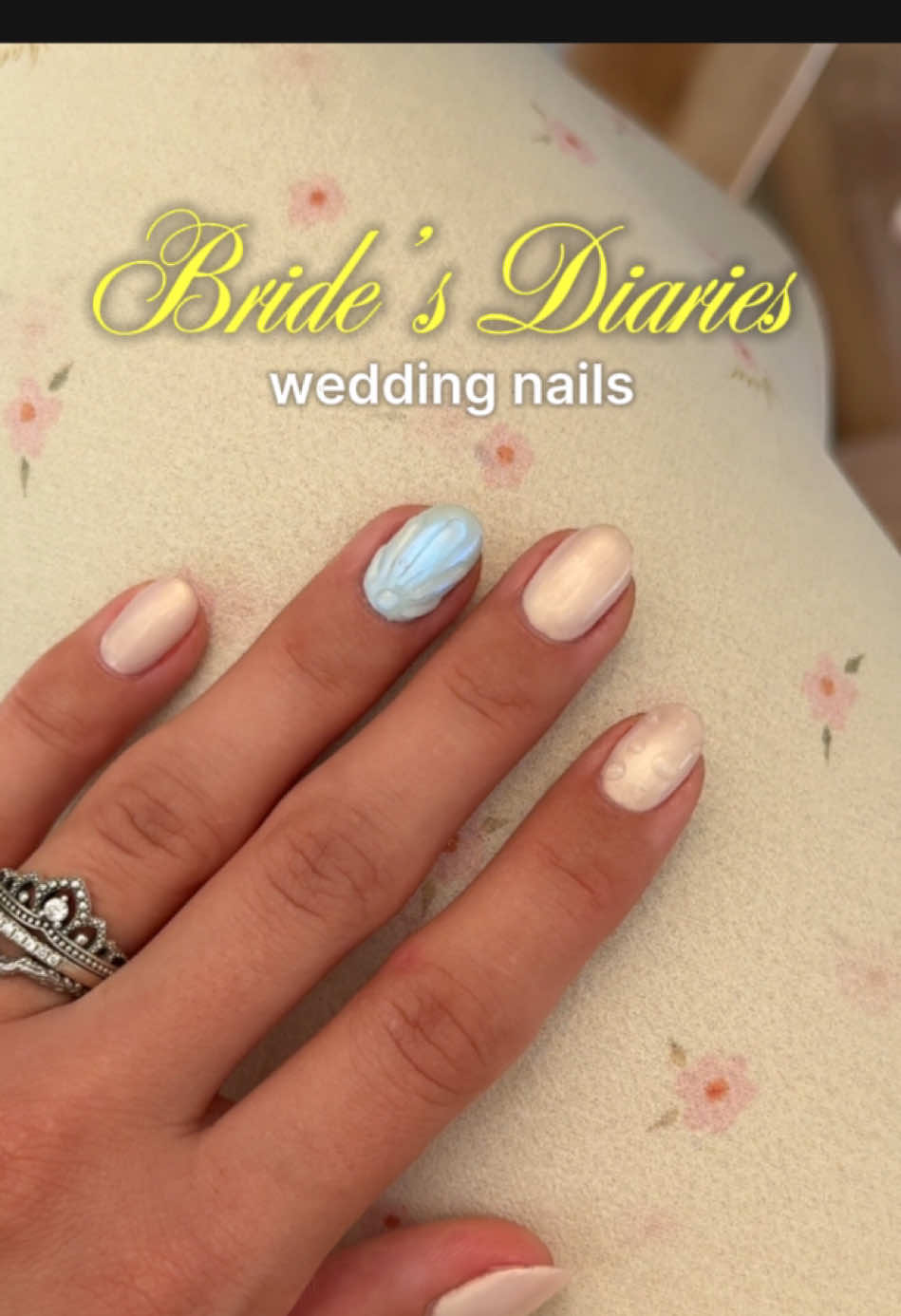 Wedding series: choosing nail design for my wedding #weddingday #weddingprep #bride2025 #bride2026 #weddingseries #weddingnails 