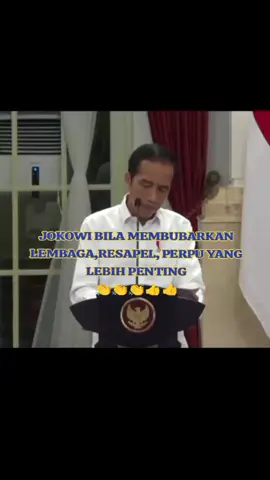 jokowi sudah bilang bisa aja membubarkan kembali, resapel atau membuat perlu #fyp @sorotmedia 