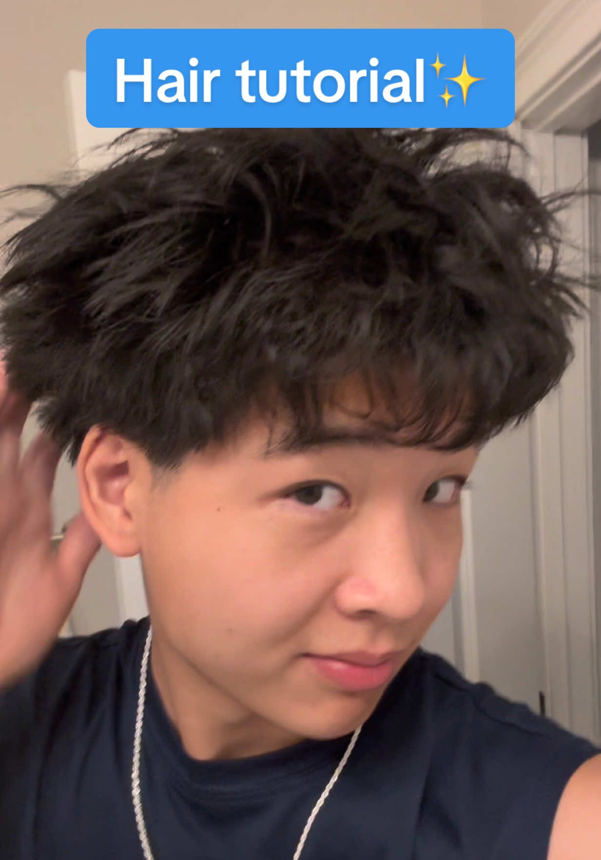 Tutorial of Styling asian straightass 16 guards hair🫩✌️#fyp#asian #16guard #straighthair 