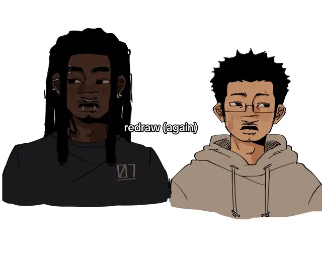tryna fight same face syndrome | #redraw #ocs #art 