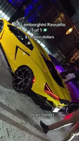 This has to be the most expensive  Car Collection in Nigeria 🔥🇳🇬. #viral #lagos #carsconnect #burnaboycars #supercars 