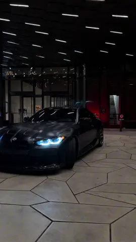 Satin Black is a must ♠️🌃 #g82 #m4 #blackcar #bmw #fyp