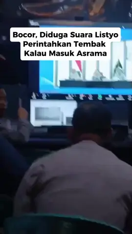 Bocor rekaman video yang menunjukan pernyataan tegas Kaporli Listyo Sigit memerintahkan tindak tegas. #fyp #demo #indonesia🇮🇩 #ACAB #DPR