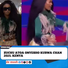 #Zuchu, staa wa muziki wa Bongofleva, ametoa onyesho la kuvutia wakati wa fainali za Kombe la Mataifa ya Afrika (CHAN 2025), zilizofanyika nchini Kenya. Onyesho hilo lilivutia mashabiki wengi na kuonyesha ubora wa sanaa ya Zuchu, akiwa kivutio kikubwa kabla ya mechi kubwa kati ya Morocco na Madagascar. #update  #demuuh 