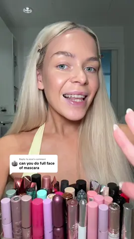 Replying to @ena full face of mascara?! omg #grwm #makeupchallenge #MakeupRoutine 