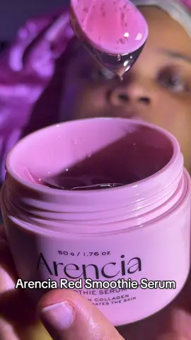 @Arencia red smoothie serum minimizes and tightens the appearance of my pores #pores #glowingskin #collagenboost #antiaging