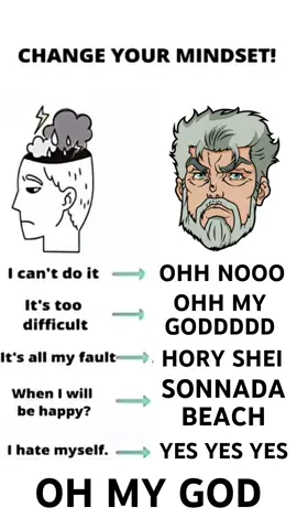 Change Your Mindset with Old Joseph! #jojo #anime #jojosbizarreadventure #meme #jojoke #josephjoestar #jotaro