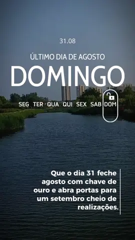 DOMINGO 31 DE AGOSTO, BOM DIA PARA STATUS! #CapCut #domingo  #storys #reflexaododia #bomdia 