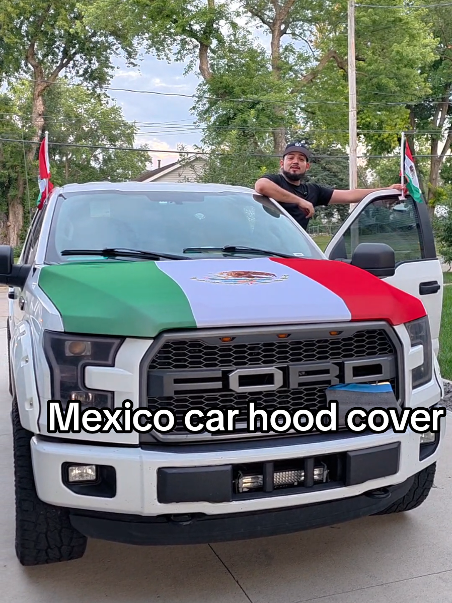 Mexico car hood cover #mexicoflag #hood #16deseptiembre #mexicano @Trendy code 