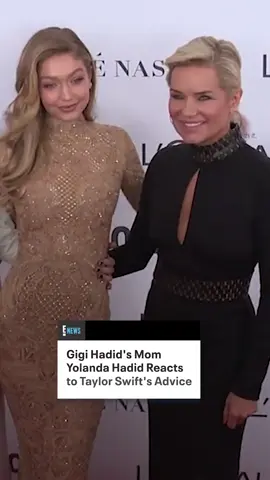 Yolanda Hadid reacts to the advice Taylor Swift gave daughter Gigi Hadid. 💕 More at the link in bio. (🎥: Getty)