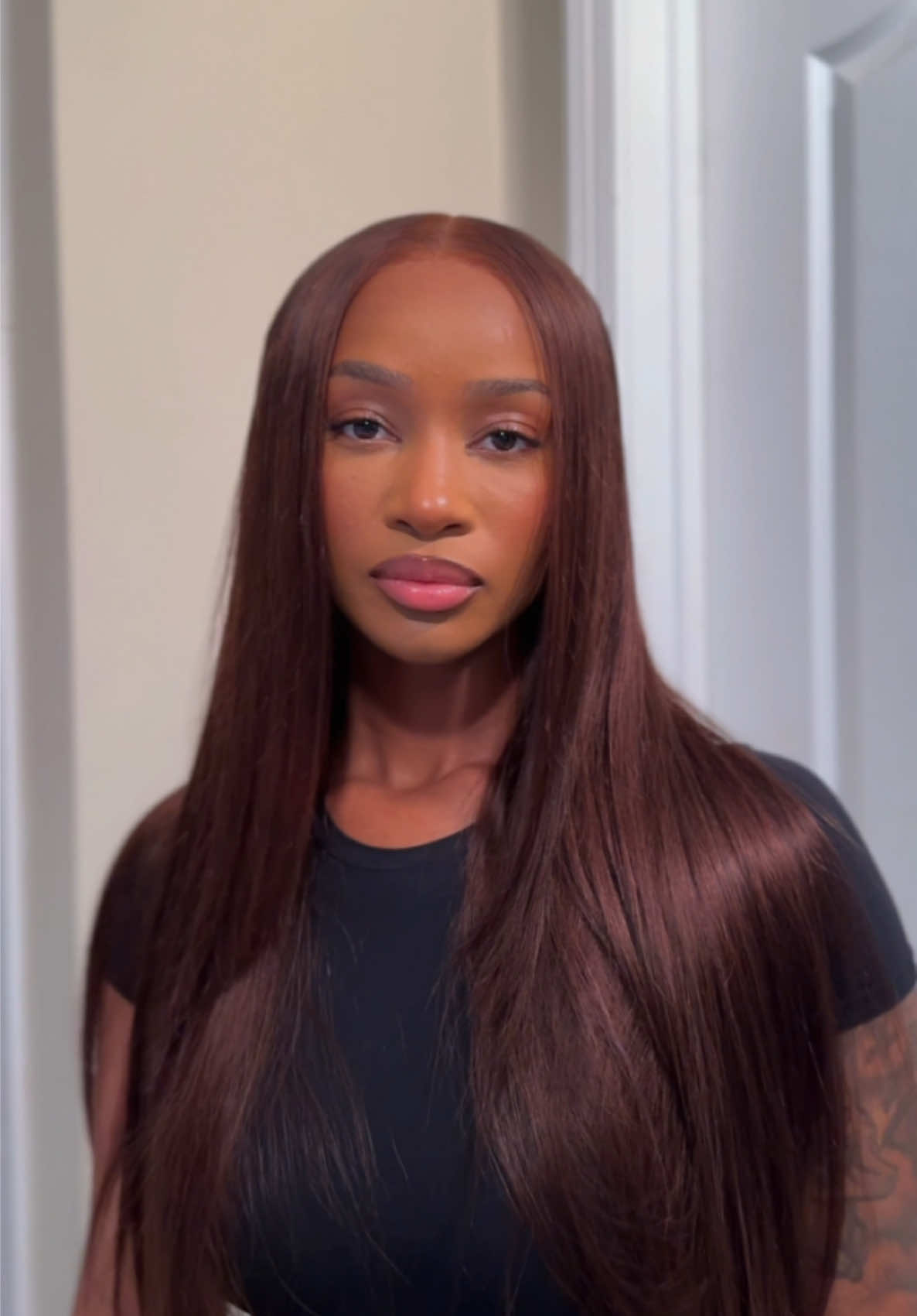 @Megalookhair @Megalookhair shop @Megalookwigs_Mia Megalook13x6 glueless Chocolate Brown Wigs 24 inch use code 