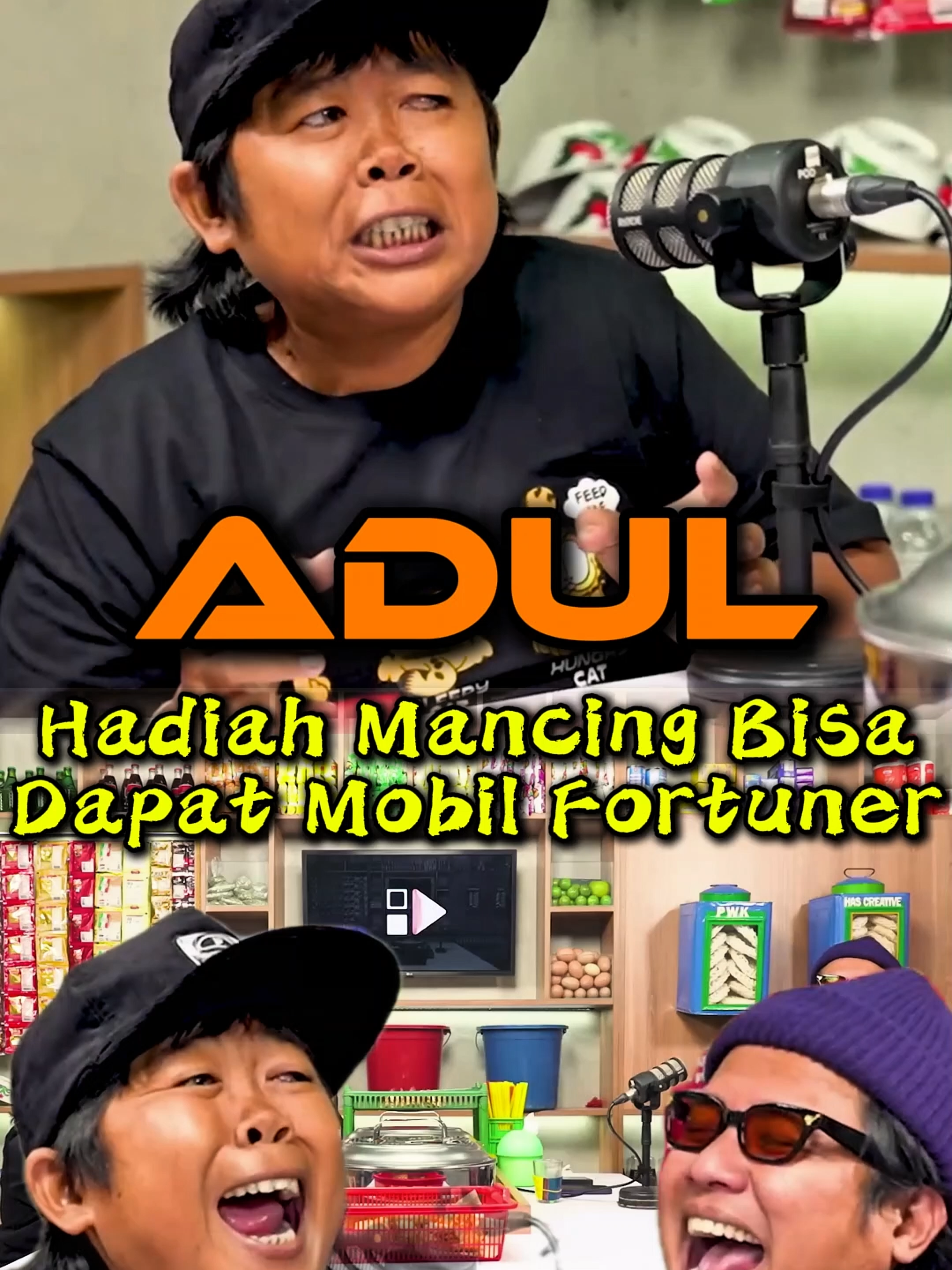 ADUL Hadiah Mancing Bisa Dapat Mobil Fortuner‼️#tiktokviral #fyp #trending #podcastclips #fyp?tiktok♥️ #adul #pkw #gofar