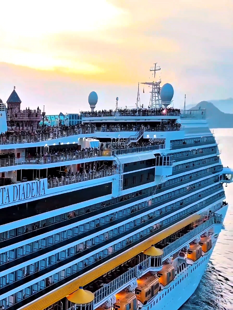 Costa Diadema Santos Brasil navio cruzeiro cruise 2025 drone #cruzeiro #santos #navio #drone #cruise 
