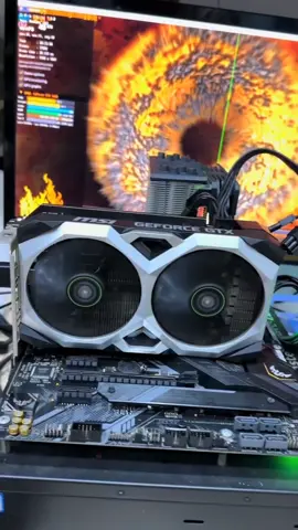 GTX 1660s Test FurMark🔥☠️#fyp #viral #demo #indonesia🇮🇩 #coruption #dpranjing