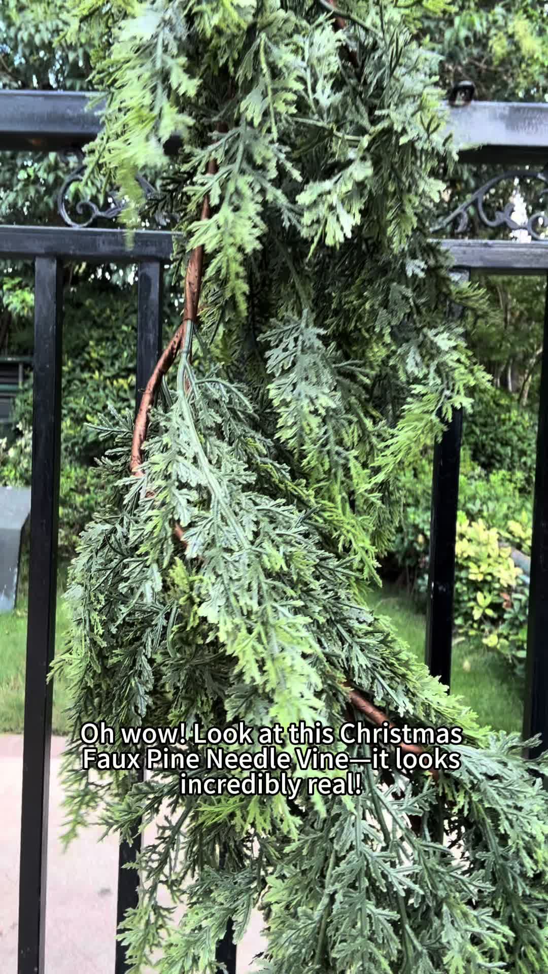 6 FT 2 Pcs Artificial Cedar Garlands, Real Touch Winter Cedar Garland, Green Artificial Greenery Pine Garland for Table, Mantle, Wall, Indoor, Outdoor Christmas Decorations (2, 6 FT) #christmasdecorations #christmasgarland #christmastreedesign #christmastreedecor #christmaswreath #christmastreedesigner #decoratingforchristmas #christmasmantel #festivehomedecor #christmastreeideas