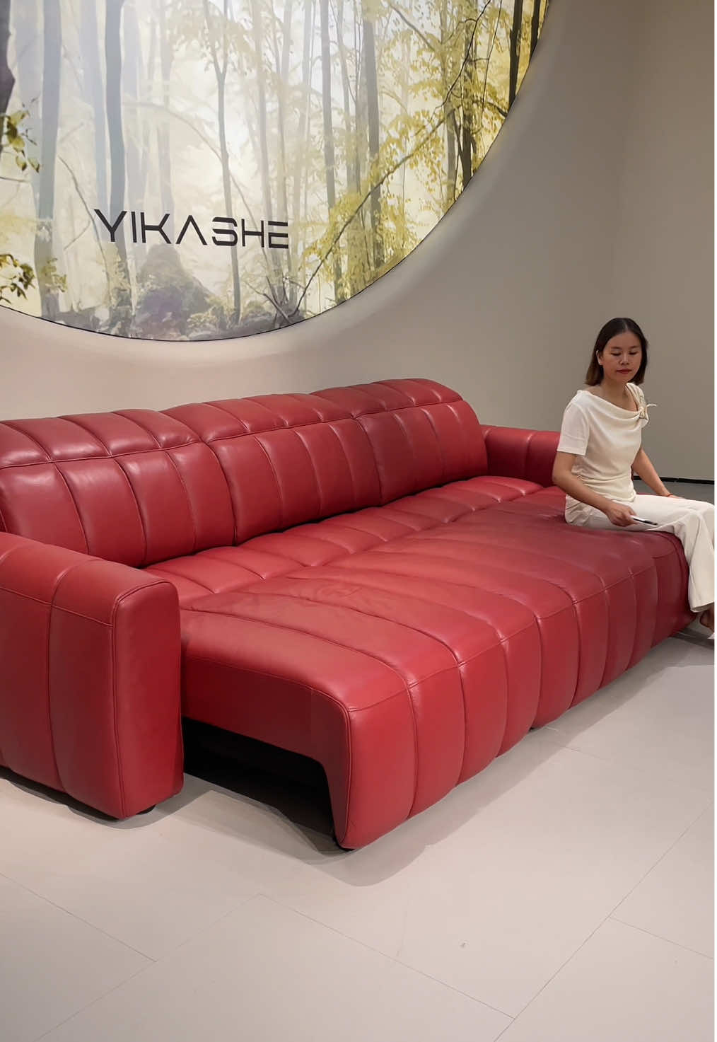 This sofa can satisfy all my fantasies about sofas.#sofaygo #sofabed #furniture #couch #livingroom @TikTok @tiktok creators 