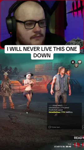 I was trying to talk about how loud Daryl Dixon is, alright? #deadbydaylight #dbdtiktok #dbd #dbdstreamer #dbdfunny 